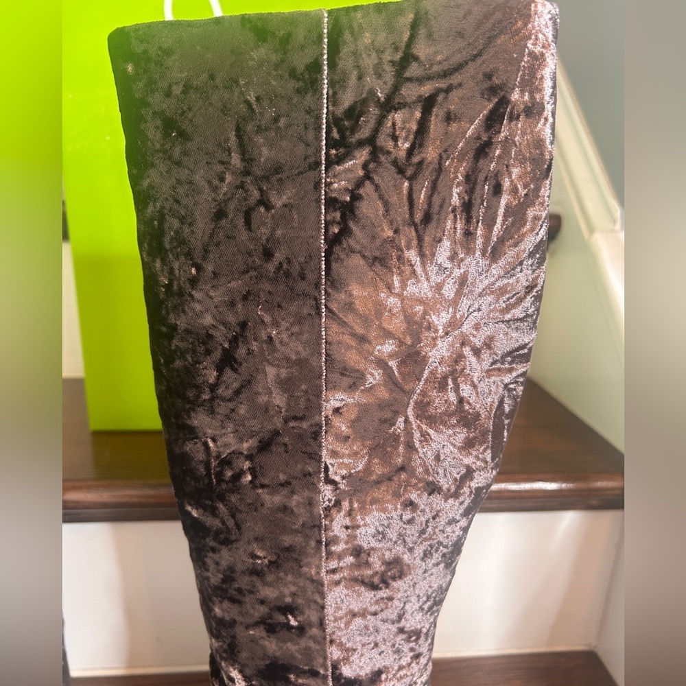 Women’s Sam Edelman Boots, Isabel Knee High Boots, Velvet, Sz. 7 1/2 M - Picture 6 of 12